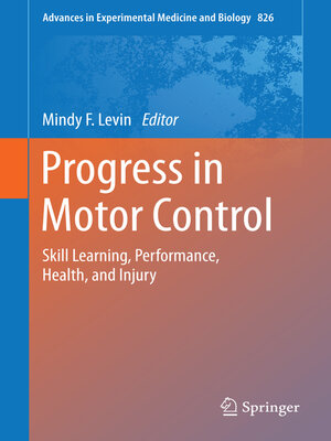 cover image of Progress in Motor Control